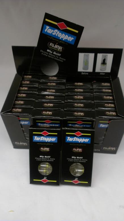 24 Pack Fujima Tar Stopper Cigarette Filters Display #CF24